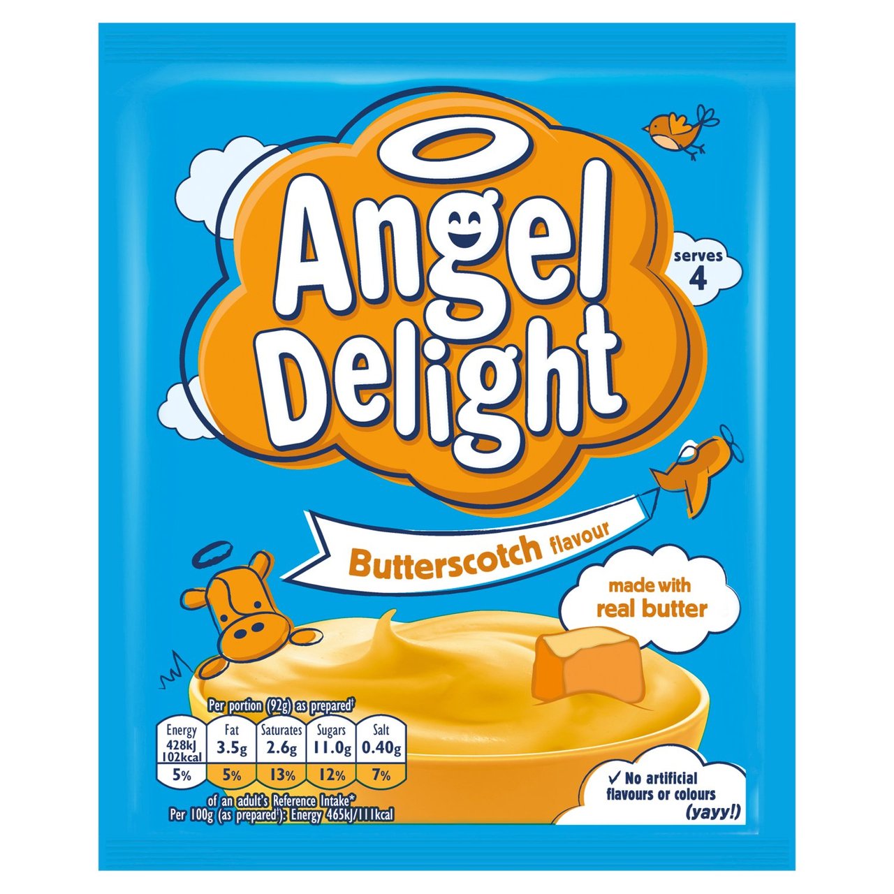 Angel Delight Butter Scotch Flavour 59g - Creamy Dessert Mix