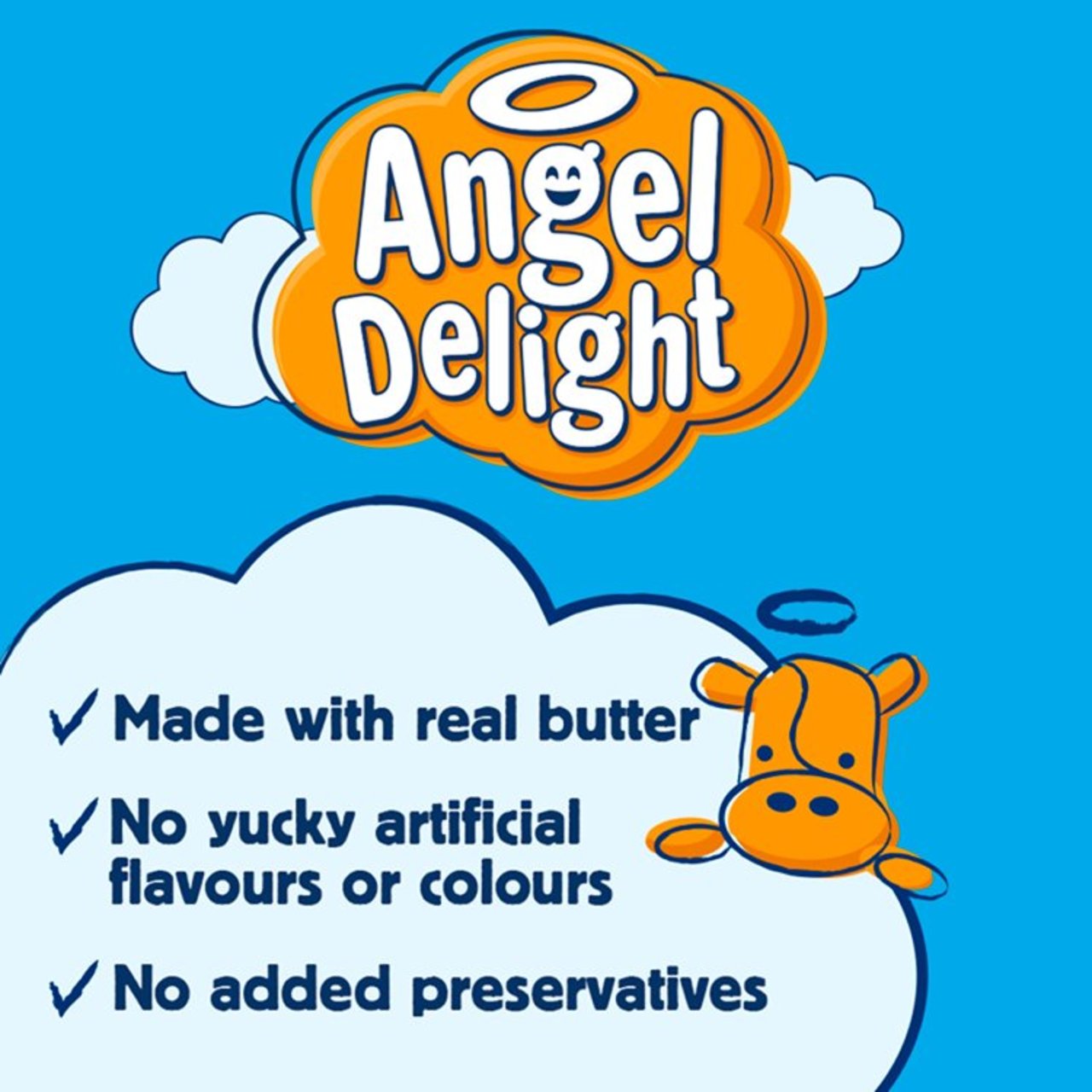 Angel Delight Butter Scotch Flavour 59g - Creamy Dessert Mix