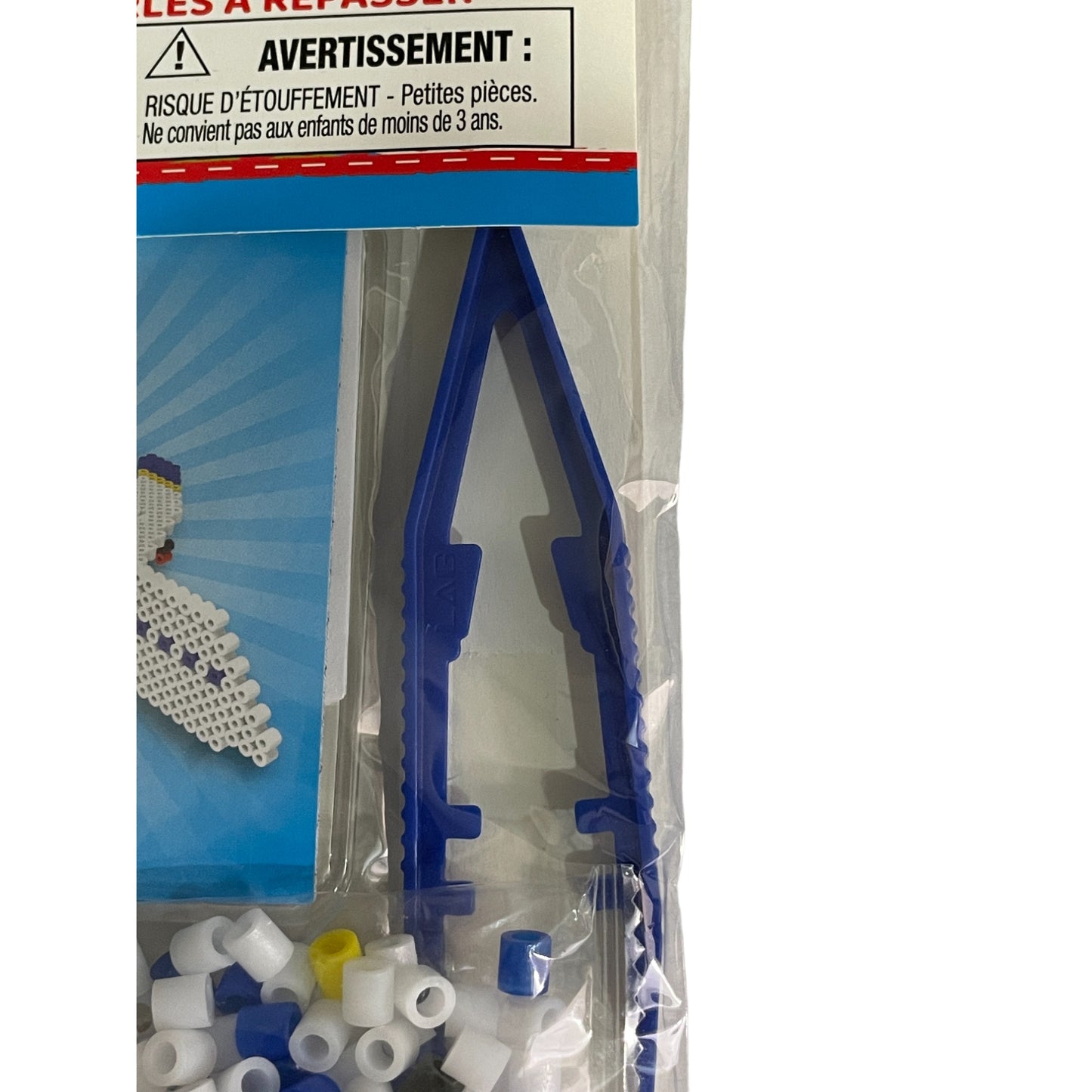 3D Airplane Kit: Heat & Fuse Melting Beads (733pcs)-DIY Craft for Kids & Adults
