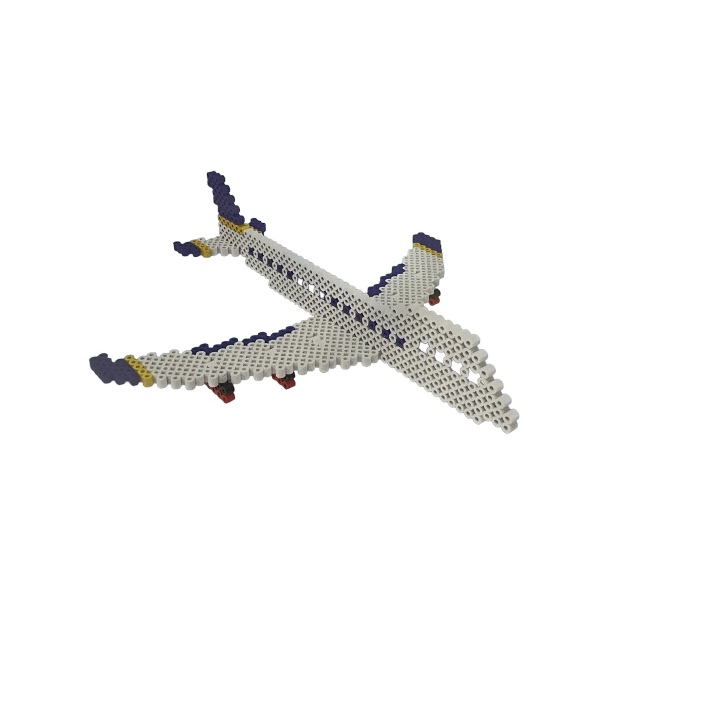 3D Airplane Kit: Heat & Fuse Melting Beads (733pcs)-DIY Craft for Kids & Adults