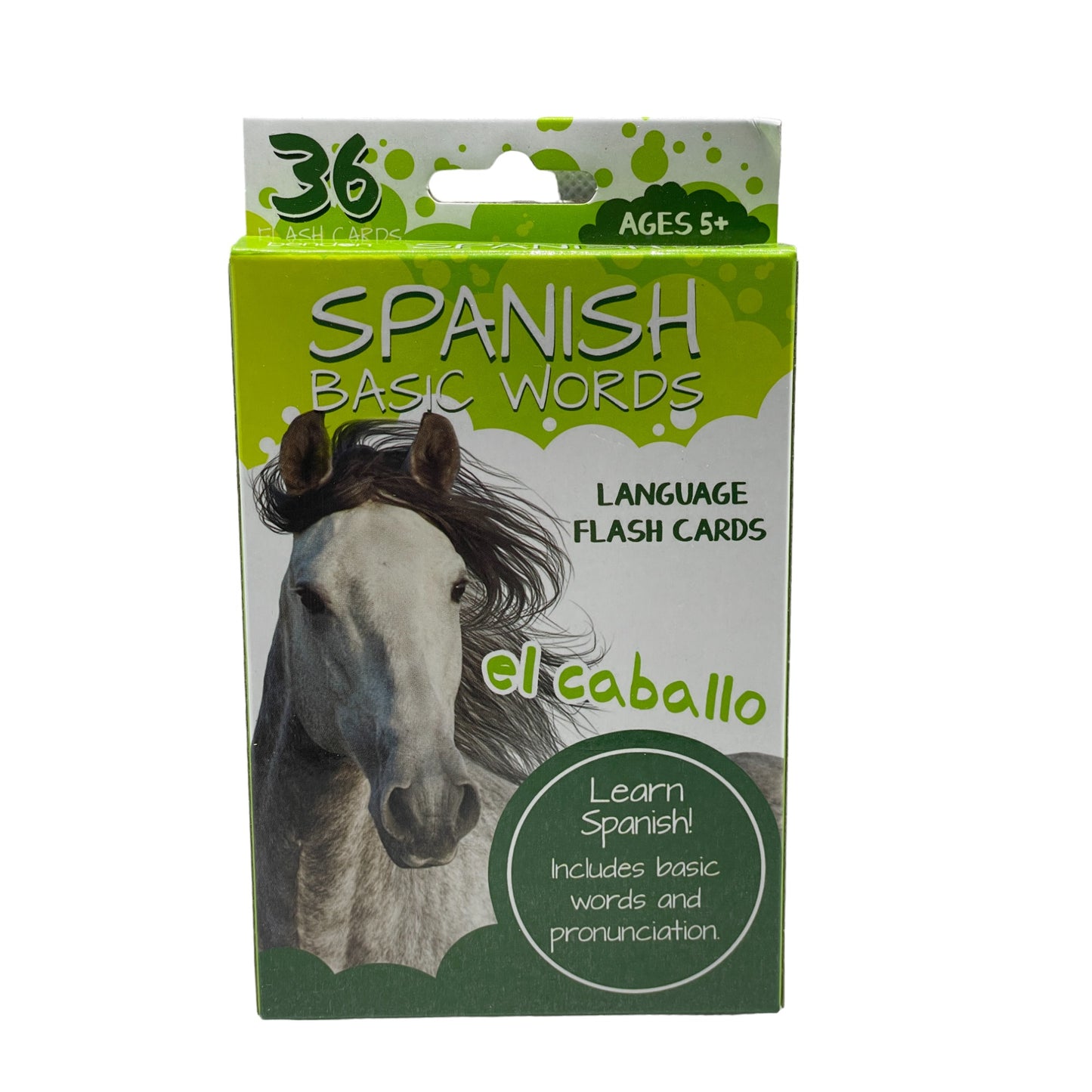 Bendon - Spanish - 36 Flash Cards Interactive for Kids & Adults