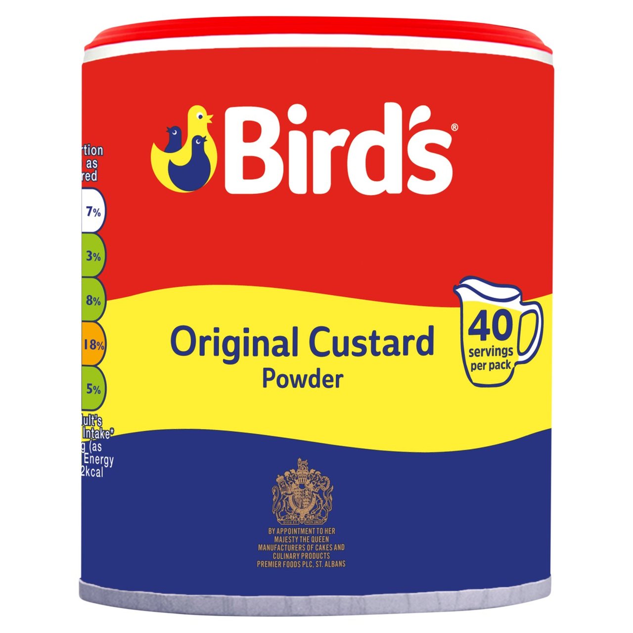 Birds Custard Powder 350g x 2 - Classic Pudding Mix