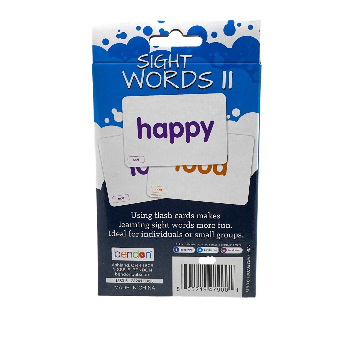 Bendon -  Sight Words - 36 Flash Cards