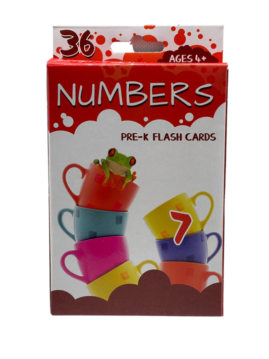 Bendon - Numbers - 36 Flash Cards - Learn Math & Numerals Easily