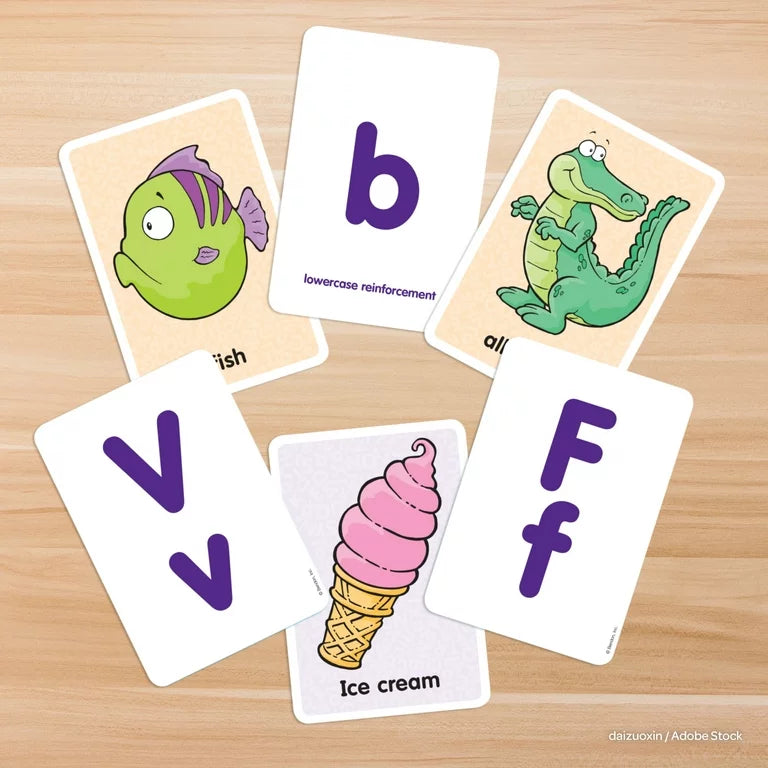 Bendon - Alphabets - 36 Flash Cards - Learn ABC, Letters, & Pictures